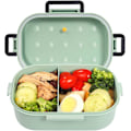 Miniatyrbilde 1 av 5: bento Box Lunsjboks, bento Box med 2 separate rom, måltidspreparering