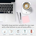 Miniatyrbillede 3 af 5: Kaffe Kopsvarmer til Skrivebord Automatisk Slukning Kopvarmer til Kontor Hjem