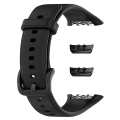 Miniatyrbillede 2 af 5: For Oppo Band 2 Solid Color Soft Silicone Watch Band LVK Black