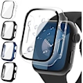 Miniatyrbillede 1 af 5: 4-pak til Apple Watch Case Series 9 Series 8 Series 7 41mm, iWatch