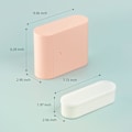 Miniatyrbillede 2 af 5: Bento Box Madkasse. Stablebare 3 Lags Beholdere. Bærbar 1,2L