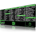 Miniatyrbild 1 av 6: Musmatta med Excel-genvägar, uppgraderad Pro-version, utökad kontorsunderlägg, sydda kanter, halkfria bas-tangentbordsmattor, XXL jättestora musmattor för