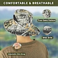 Miniatyrbillede 5 af 5: Fiskehat til mænd - UPF 50+ Camo Boonie Hat