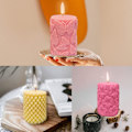 Miniatyrbillede 3 af 5: Forme til lysfremstilling, 3D silikone cylinder voks