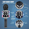 Miniatyrbilde 5 av 5: Trådløs Bluetooth-karaokemikrofon for barn, bærbar