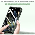 Miniatyrbillede 3 af 6: Cover til Oneplus Open, Indbygget Skærmbeskytter, Fuld Hængselbeskyttelse, Metalstøttefod, Kamerabeskyttelse, Tyndt & Slankt Cover 5G 2023 - Sort Sort
