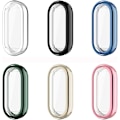 Miniatyrbilde 1 av 3: 6-pakning 6 farger Klokkebeskyttelse Kompatibel for XiaoMi Mi Band 8 TPU Skjermbeskytter Beskyttelsesdeksel Dekning Støtfanger. mix