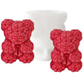 Miniatyrbillede 1 af 5: Forme, 3D Sløjfe Rose Bjørn JDH Forme