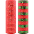 Miniatyrbillede 1 af 5: Deco Poly Dekorationsnet med metallisk folie 10 tommer x 30 fod pr. rulle til