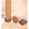 Miniatyrbild 5 av 6: 16PCS Silikonstolsbensskydd för golv, stolsbensskydd för trägolv Bästa filt möbeldynor - Stolsbensskydd, möbeldynor, strumpor -