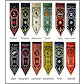 Miniatyrbillede 6 af 6: Game GoT Thrones gaver til ham - Game GoT Thrones Tyrell hus banner 151X47CM Tyrell Tyrell