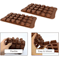 Miniatyrbillede 4 af 5: Silikone chokoladeforme - Candy Jelly Ice Cube søde forme