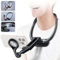 Miniatyrbillede 1 af 5: Magnetisk telefonholder til nakken, nakkemontering til telefon, håndfri telefonholder til nakken, bryststativ POV/Vlog videooptagelse og -filmning, nakkestativ til iPhone 1