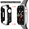 Miniatyrbild 3 av 3: 3-pack Bling-fodral med skärmskydd för Apple Watch Series 7