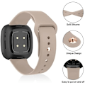 Miniatyrbilde 2 av 5: Myk, justerbar erstatningsrem i silikon for Fitbit Sense 2, Versa 3/4