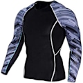 Miniatyrbild 2 av 5: Herrkläder Gym Running Fitness Kit Kompressionsbyxor Skjorta Topp Långärmad Jacka