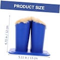 Miniatyrbillede 4 af 9: 2 stk. Kikkert Holder Bordplade Brille Kop Natbord Brille Holder Fuzzy Briller Stativ Brille Etui Pu Læder Brille Etui Klud Briller