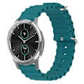 Miniatyrbillede 1 af 5: For Garminmove Luxe 20mm Ocean Style Silikone Solid Color Watch Band RCZ Green