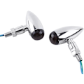 Miniatyrbillede 4 af 5: Motorcykel blinklys - 2 stk. Bullet Amber LED blinklys