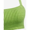 Miniatyrbilde 5 av 5: Kvinners sexy striper, selvbundet midriff-tråd strikket