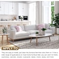 Miniatyrbilde 4 av 5: PTFE Møbelglidere (1 3/8 tommer) 16 stk, Kvadratiske selvklebende gulvbeskyttelsespute - for møbler tepper 1 3/8 tommer 1 3/8 tommer