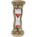 Miniatyrbillede 6 af 9: Ebros Gave Gotisk Alkymi Kirkegård 4 Kranier Med Skelet Rygsøjle Knogler Dekorative Sand Timer Figur Ossuarium Makaber Sandtimer Accent
