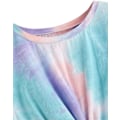 Miniatyrbilde 4 av 4: Kvinners Casual Twist Front Kort Ermet Avling T-skjorte