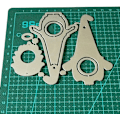 Miniatyrbillede 4 af 4: Jule Gnome Chokolade DIY Skæredør - Scrapbooking Prægnings Stencils