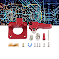 Miniatyrbild 5 av 5: Uppgradering Dubbelväxlad Extruder för -10S PRO -3 3D-skrivare Extruder 1.75mm Aluminium Drivhjul