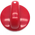 Miniatyrbilde 3 av 5: 10 stk. Koketopp Rund Form Rotary Switch Knott Rød Plast Gass