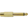 Miniatyrbillede 5 af 5: Guldbelagt RCA til 6,35 mm Mono Han-stik Adapter (5-pak)