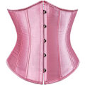 Miniatyrbillede 1 af 5: Kvinders Bustier Korset Top Plus Størrelse Satin Talje Cincher Overbust Bustiers