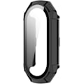 Pikkukuva 4 / 5: PC Täyssuojaava Kellokotelo Karkaistu Lasinen Näytönsuoja Yhteensopiva Xiaomi Smart Band 9:n kanssa (Musta)