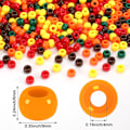 Miniatyrbild 3 av 5: Höst Thanksgiving Pony Beads - 1200PCS för DIY-hantverk