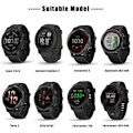 Miniatyrbilde 2 av 5: Remmar Sikre ringer for GARMIN klokker (6-pakning)