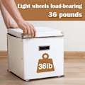 Miniatyrbilde 4 av 5: Selvklebende Mini Caster Wheels - Universelle Svingbare Ruller