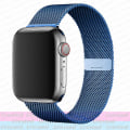 Miniatyrbild 1 av 5: Milanese Loop-rem för Apple Watch Ultra Band 44mm 40mm 45mm 41mm 49mm 42mm 38mm 44 Mm Correa Armband Iwatch Serie 3 6 Se 7 8 Blue 38mm 40mm 41mm