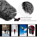 Miniatyrbilde 5 av 5: Buffalo Plaid Aviator Pels Trapper Hat Ushanka Eskimo Russisk Bomber Hat