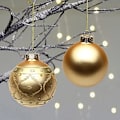 Miniatyrbild 4 av 5: 3,15\" Julgranskulor Bollar 9 st Julgransprydnad Set Guld