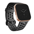Miniatyrbillede 2 af 3: Til Fitbit Versa 2 Åndbar Silikone Urrem TTW Black