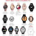 Miniatyrbild 4 av 8: Kompatibel med Galaxy Watch 7 6 5 Band 40mm 44mm/ 6 Classic Band 43mm 47mm Kvinnor, 20mm Snabbkoppling Bling Resin Band för Galaxy Watch 4 Band
