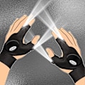 Miniatyrbild 1 av 5: LED-ficklampor handskar, coola prylar för män handyman, fiske,