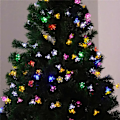 Miniatyrbild 5 av 9: Anslut körsbärsblomma dekorativa ljusslingor, 33ft 100 LED USB-belysta blomdekorationer med timer för inomhus sovrum tält säng uteplats fest