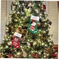 Miniatyrbild 7 av 9: 1 Stk Julstrumpor Julstrumpor Barn Julstrumpor Barn Julgodisstrumpor Julstrumpor Ornament Julgransprydnad Present