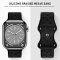 Miniatyrbillede 3 af 5: Starlight-bløde silikonebånd, der er kompatible med Apple Watch-rem 49 mm