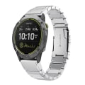 Miniatyrbild 1 av 5: För Garmin Enduro 26mm Sköldpaddsskal Rostfritt Stål Klockarmband JWG Sliver