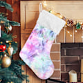 Miniatyrbillede 1 af 7: Jule-Strømpe, Personlige Jule-Strømper 2-pak Chic Tie Dye Regnbue Kalejdoskop 45,7 cm Jule-Strømper Hængende Ornament Pejs f