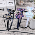 Miniatyrbilde 4 av 5: Jente pannebånd Sequin Glitter Sløyfer Hårbånd Hårtilbehør Barn