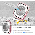 Miniatyrbillede 5 af 6: 2 i 1 Bling Vandtæt Etui til iWatch Series 6