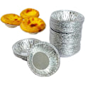 Miniatyrbillede 1 af 5: Engangsfolieforme i aluminium (250 stk.) - Minitærteforme